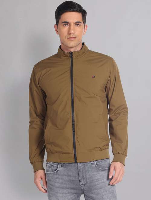 men solid long sleeve casual jacket - 20609194 - Very Small Image - 1