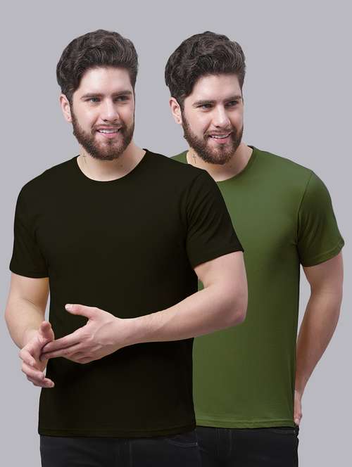men pack of 2 solid t-shirts - 20644831 - Very Small Image - 1