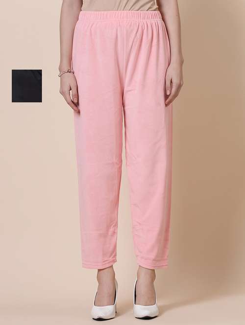 women set of 2 multicolored full length palazzos - 20683204 - Very Small Image - 1