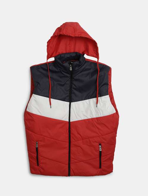 boys color block quilted jacket - 20687235 - Very Small Image - 1