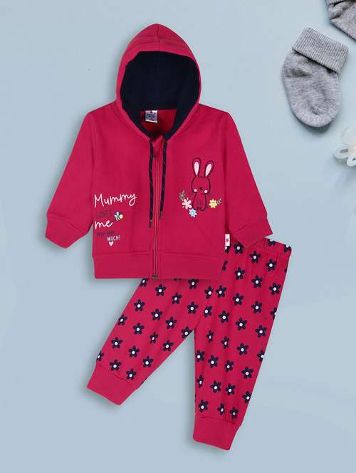 kids printed full lenght twin set - 20687690 - Very Small Image - 1