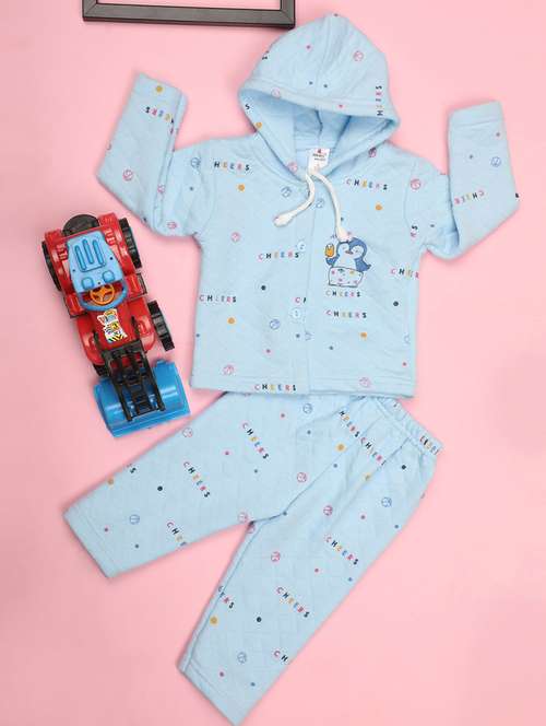 kids quirky print full lenght twin set - 20687716 - Very Small Image - 1