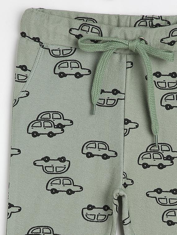 boys printed t-shirt & pajama set - 20688332 - Standard Image - 4