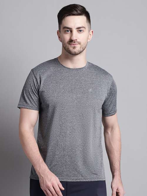 solid grey polyester t-shirt - 20757340 - Very Small Image - 1