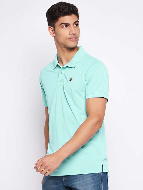 ai aqua polyester plain tshirt - 20814410 - Very Small Image - 1