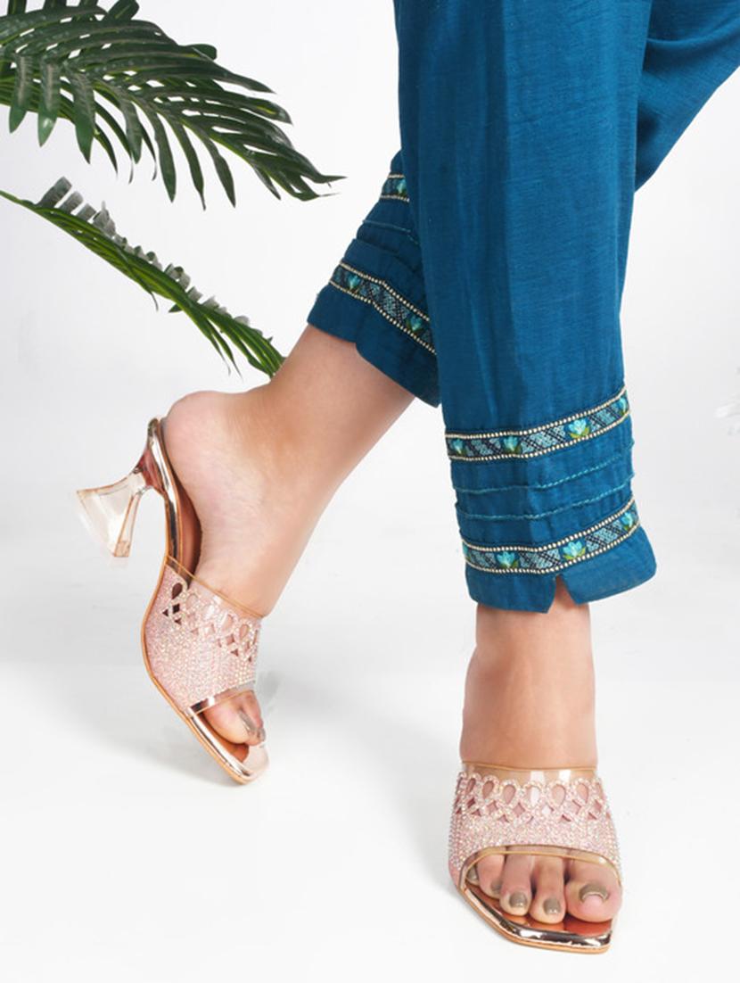 women slip on heel sandal - 20831294 - Standard Image - 5