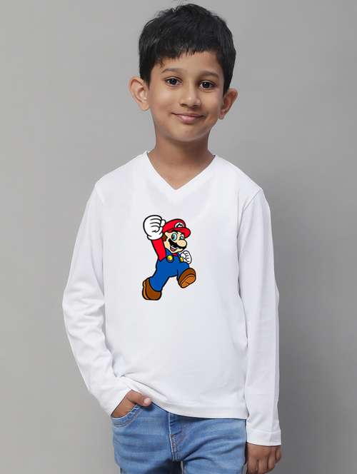 white cotton tshirt - 20853817 - Very Small Image - 1