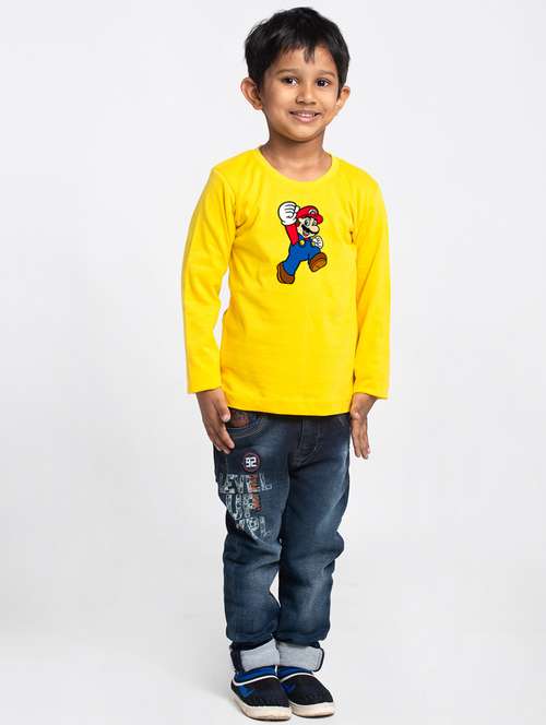 yellow cotton tshirt - 20853845 - Very Small Image - 1