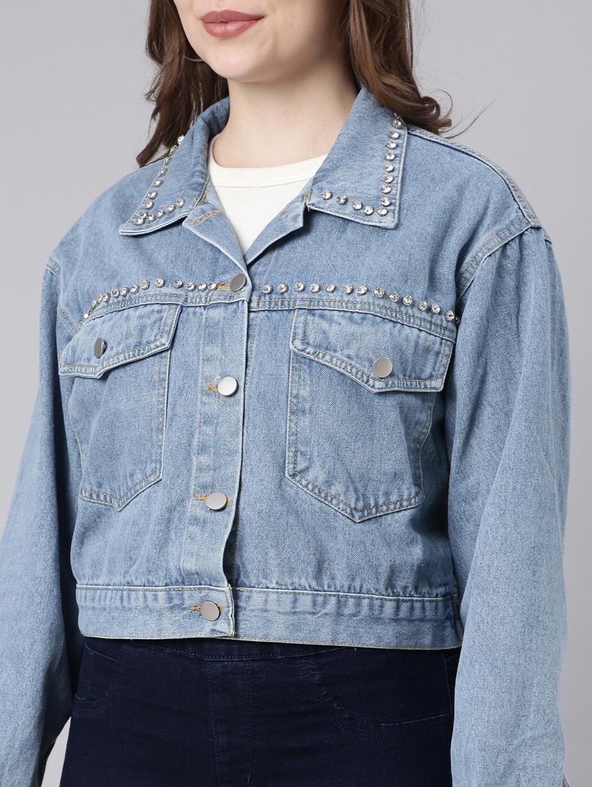 blue denim jacket - 20917196 - Zoom Image - 6