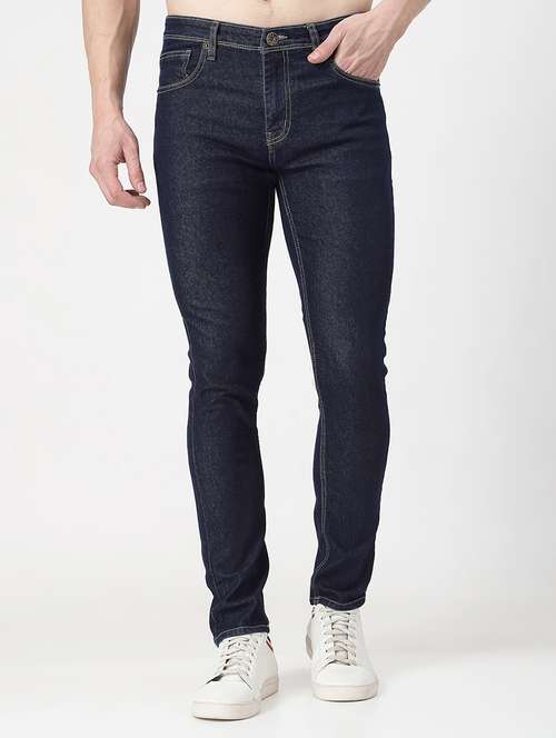 men plain slim fit jeans - 20961603 - Very Small Image - 1