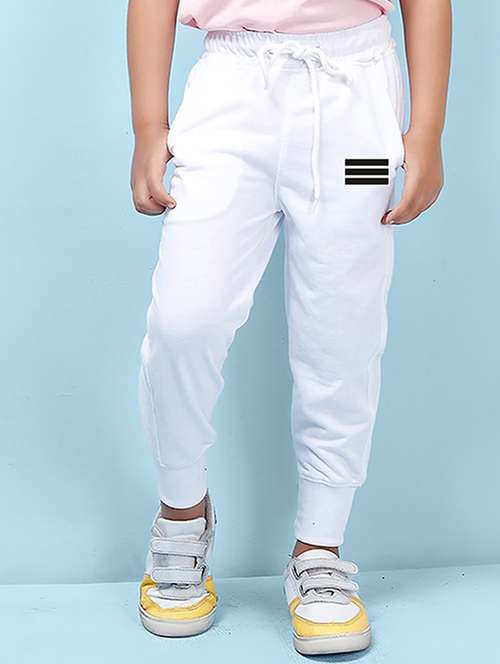 kids mid rise placement printed track pant - 20978724 - Very Small Image - 1