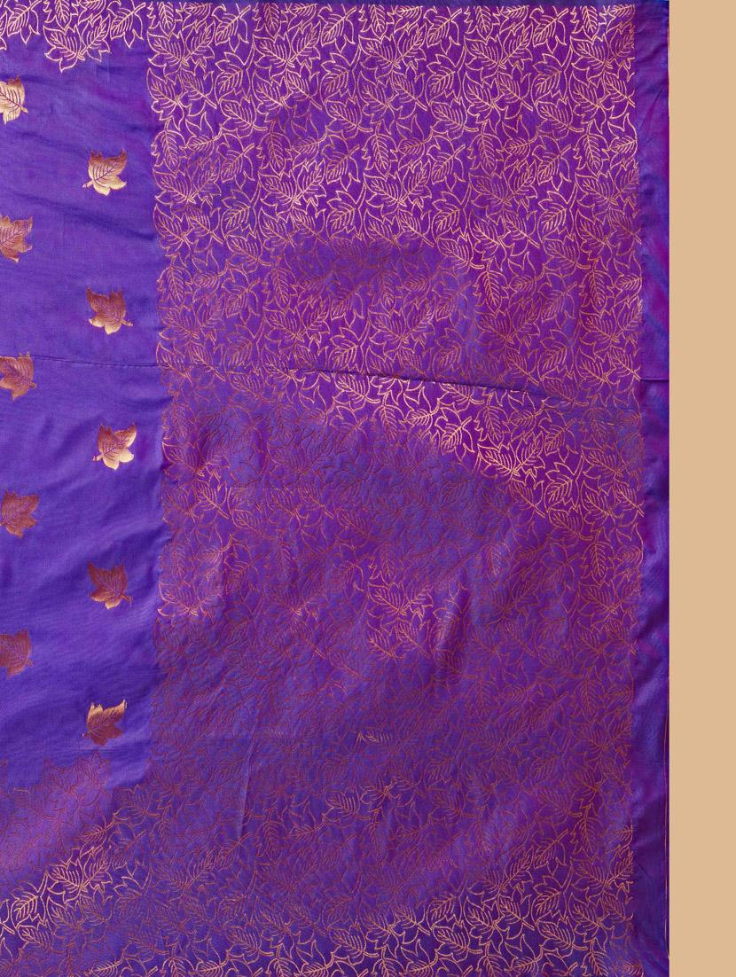 purple art silk kanjivaram saree - 21024929 - Zoom Image - 5