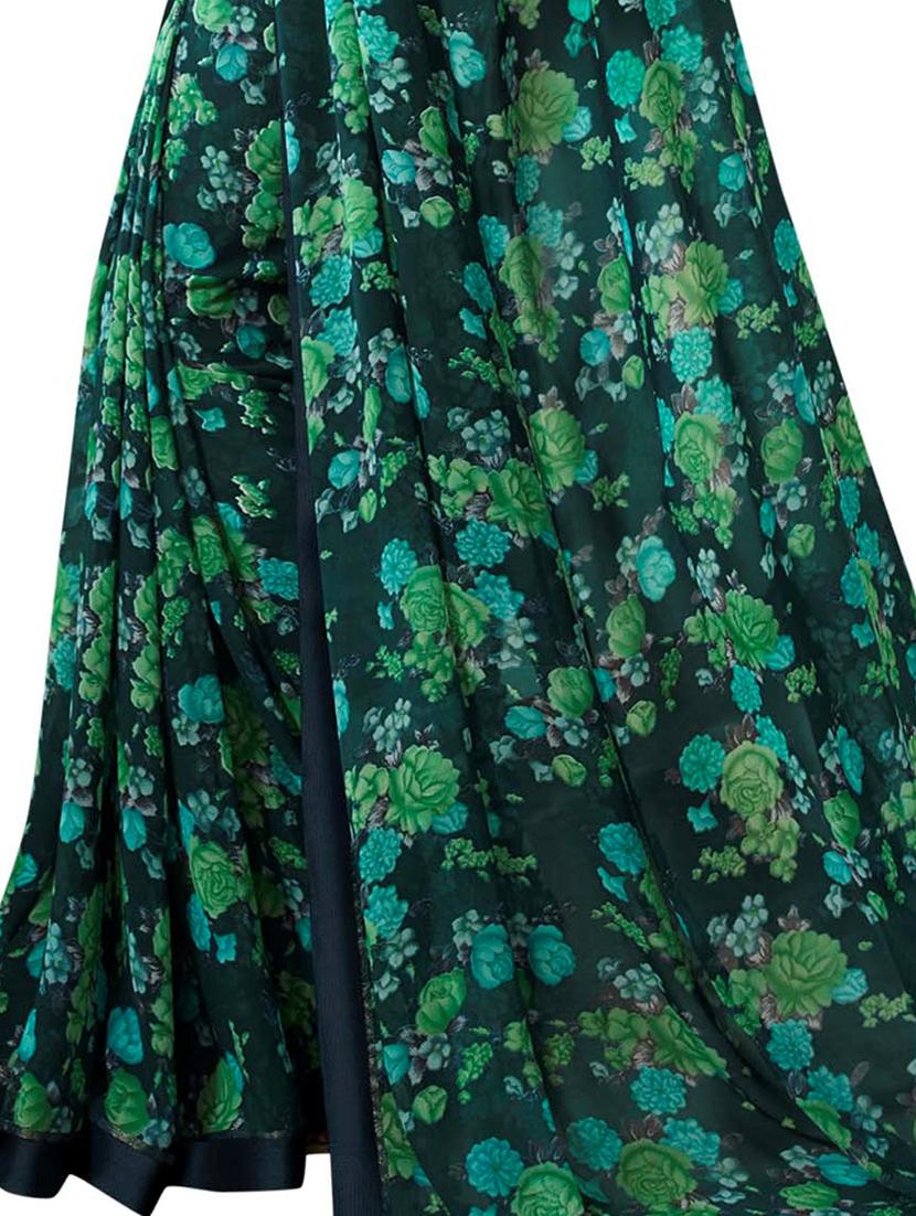 women floral printed saree - 21029163 - Zoom Image - 3