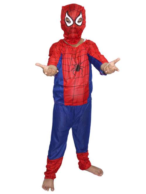 multi colored polyester spider maan costume - 21048761 - Very Small Image - 1