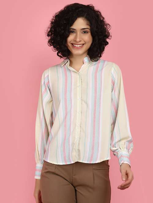 multi colored cotton regular shirt - 21053529 - Very Small Image - 1