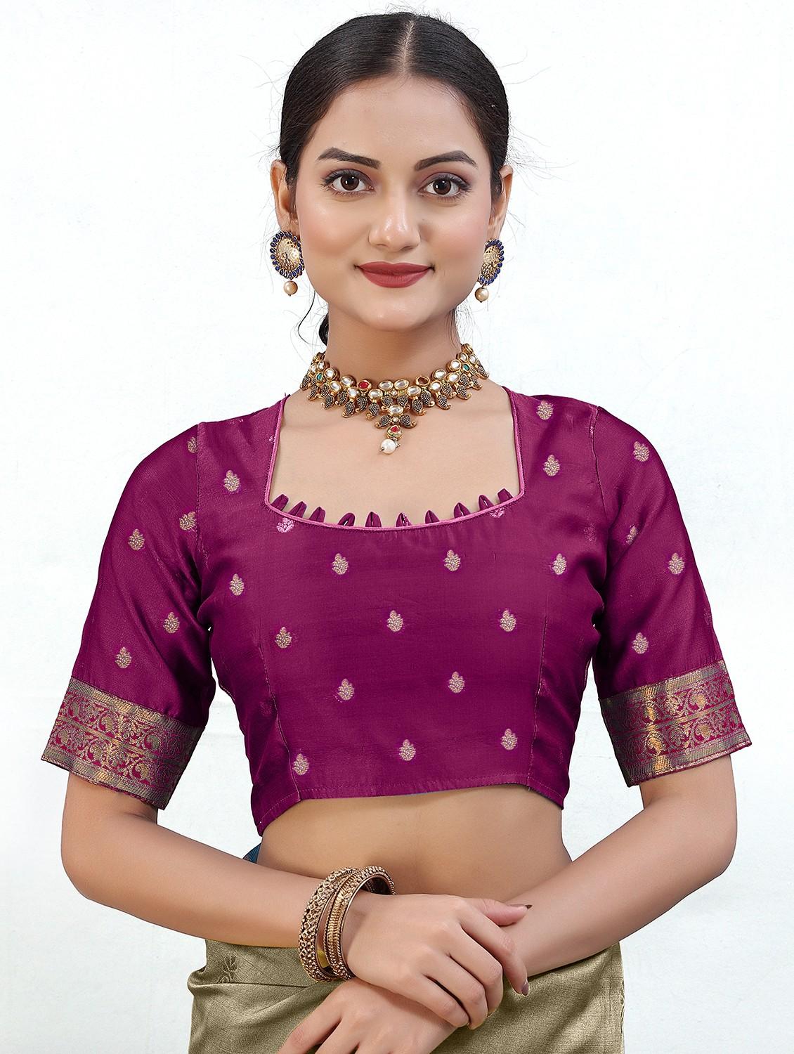 women self design bordered saree with blouse - 21093680 - Standard Image - 2