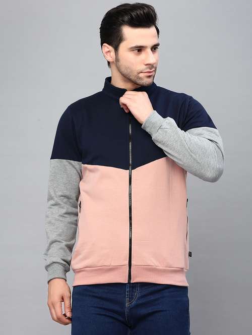 peach fleece casual jacket - 21143608 - Very Small Image - 1