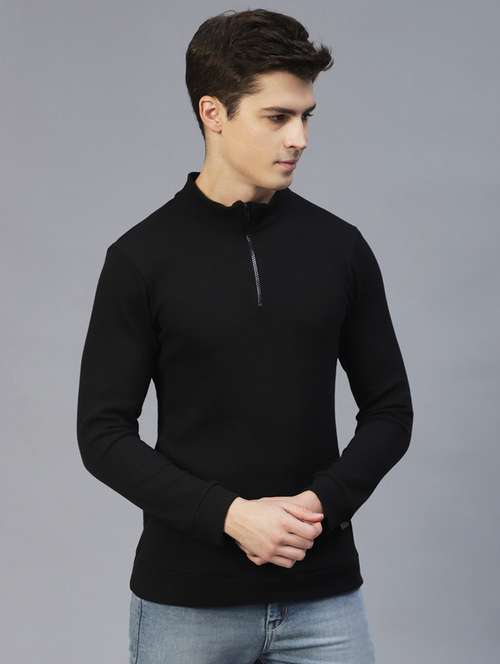 men solid long sleeves plain t-shirt - 21143766 - Very Small Image - 1
