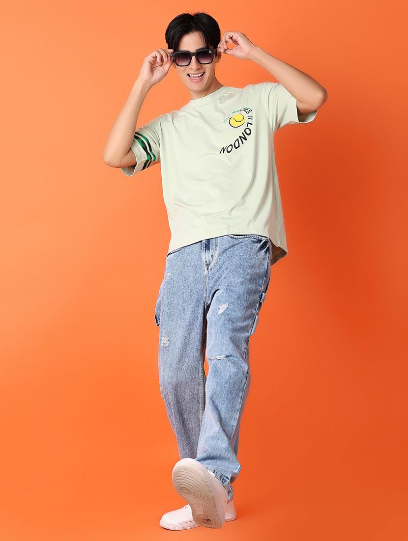 men blue baggy jean - 21151834 - Standard Image - 4
