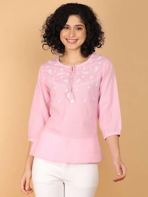 women embroidery detailed top - 21159628 - Very Small Image - 1