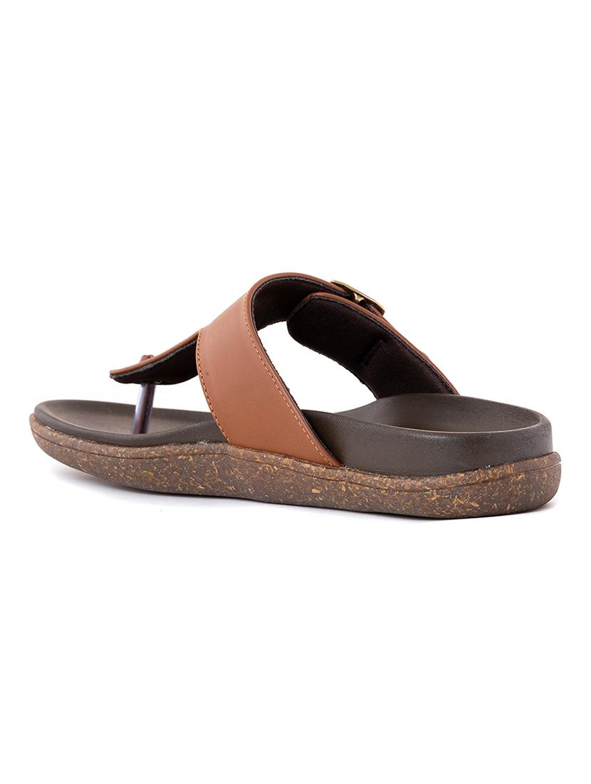 brown slip on sandal - 21167481 - Standard Image - 2