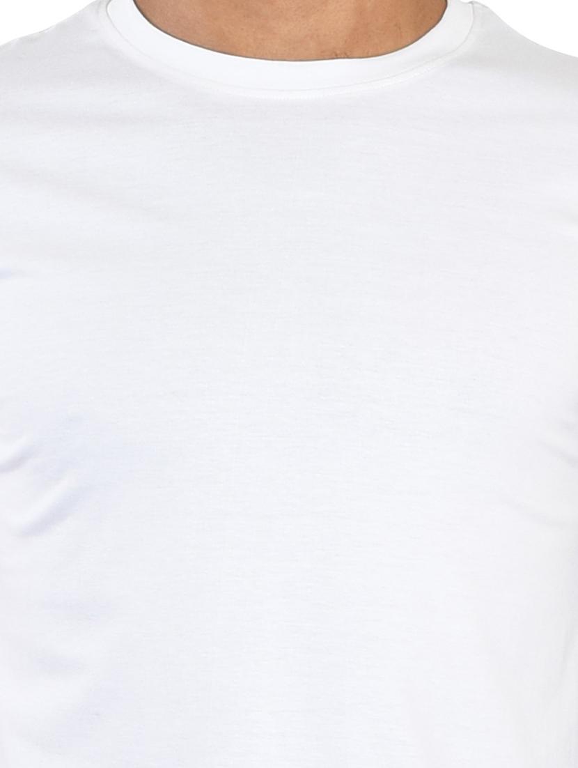 men round neck plain t-shirt - 21170184 - Zoom Image - 3