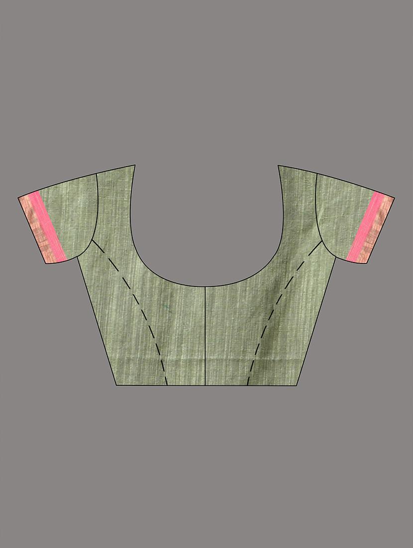 women self design handloom saree with blouse - 21176101 - Standard Image - 2