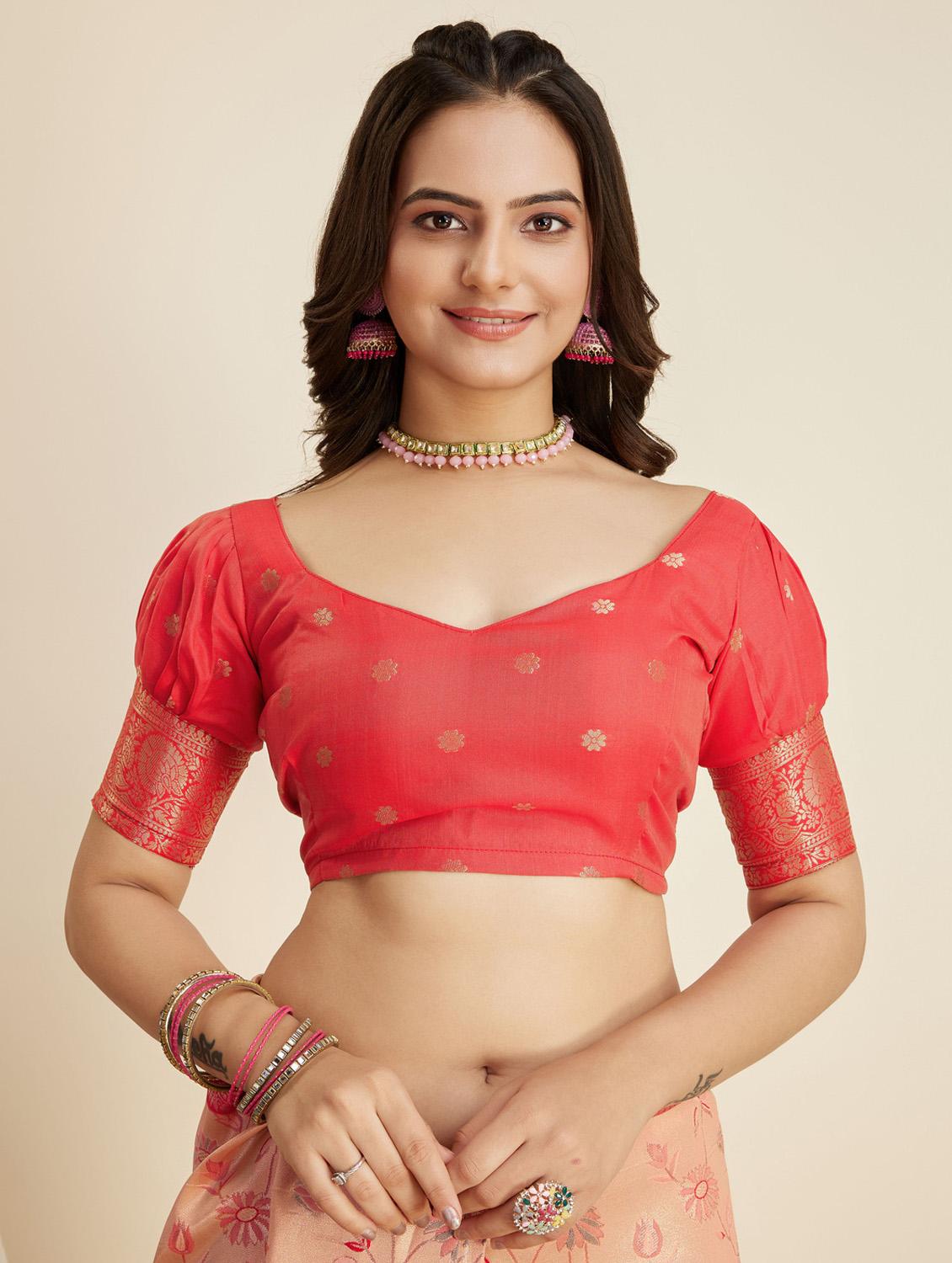 women self design banarasi saree with blouse - 21180267 - Zoom Image - 3