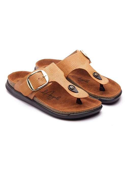 tan slip on slippers  - 21180972 - Very Small Image - 1