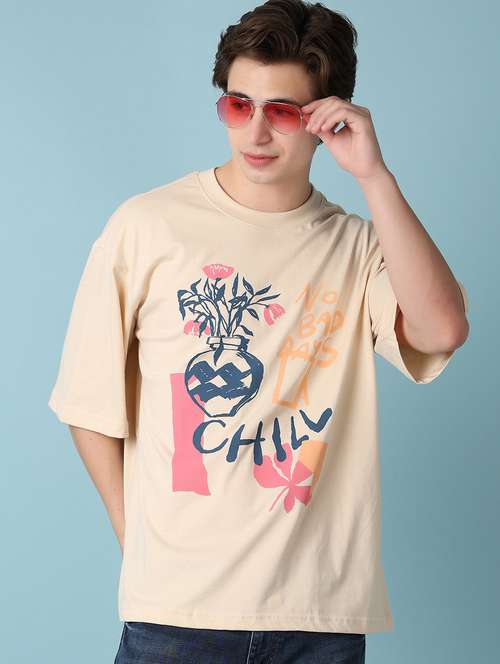 men's printed oversized t-shirt - 21230349 - Very Small Image - 1