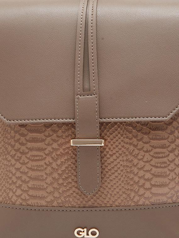 women brown leatherette (pu) fashion backpack - 21237170 - Zoom Image - 3