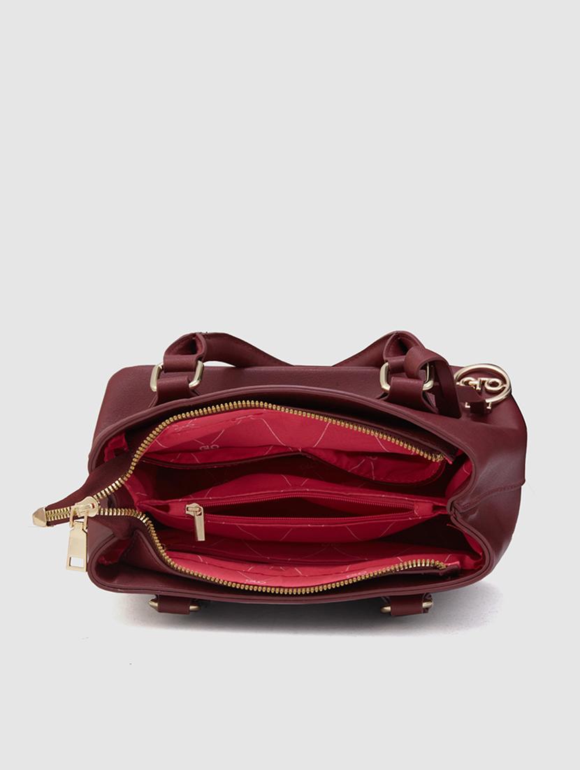women maroon leatherette (pu) handbag - 21237586 - Zoom Image - 2