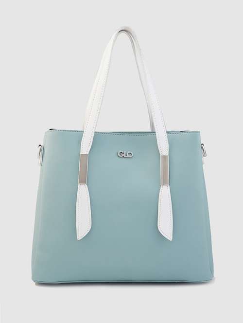 women blue leatherette (pu) handbag - 21237589 - Very Small Image - 1