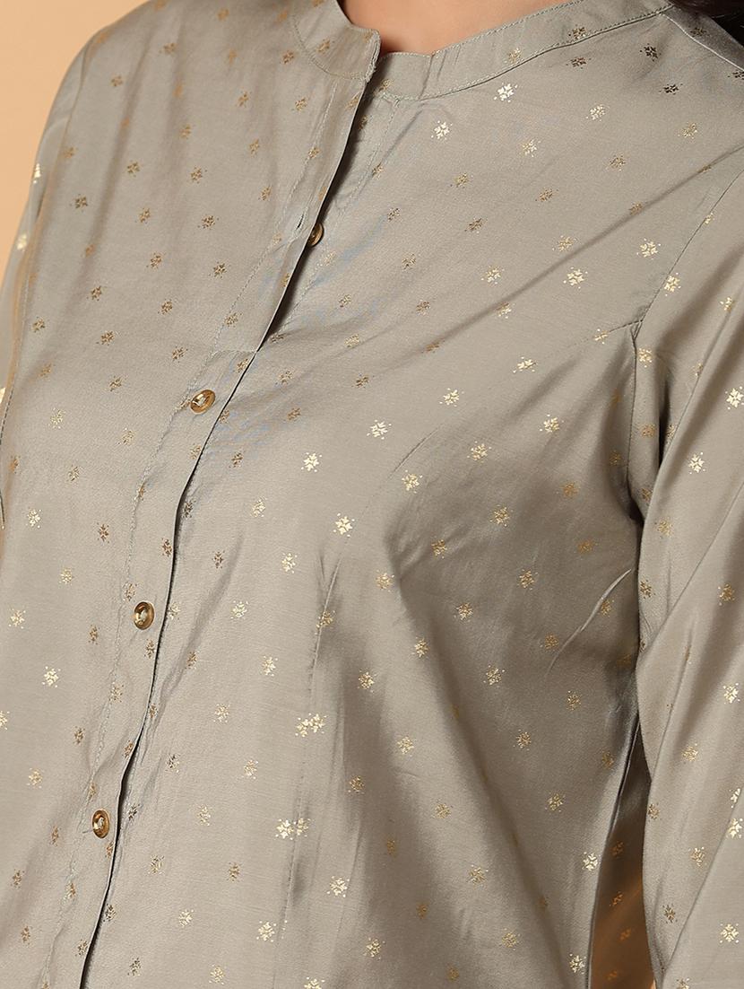 women three quarter sleeve a-line kurta - 21244186 - Zoom Image - 6