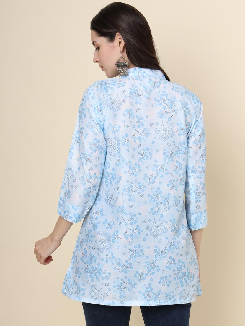 women printed regular tunic - 21244663 - Standard Image - 3