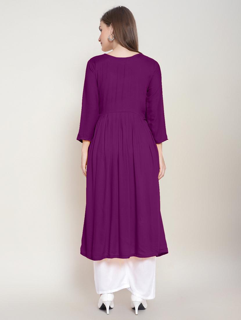 women solid kurta palazzo set with dupatta - 21252349 - Zoom Image - 5