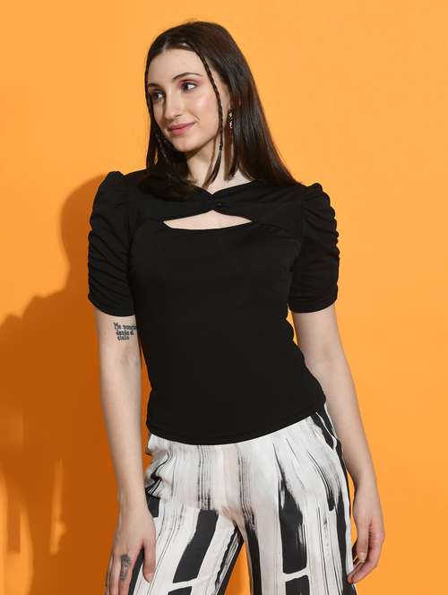 women puff sleeves top - 21269777 - Very Small Image - 1