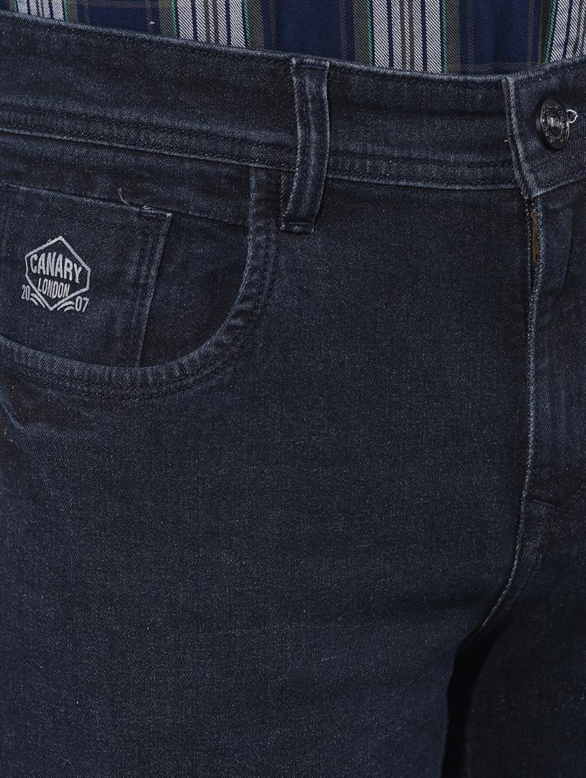 men mid rise plain denim jeans - 21275214 - Standard Image - 5