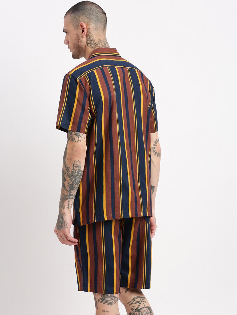 men printed cotton co-ord set - 21276935 - Standard Image - 3