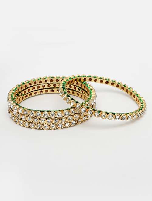 gold alloy bangle set of 4 - 21279190 - Very Small Image - 1