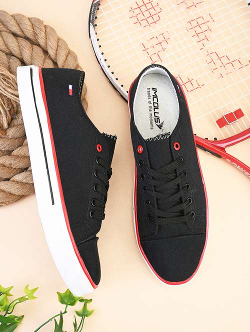 men black lace up sneaker - 21283808 - Very Small Image - 1