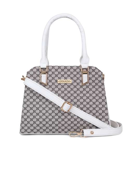 white leatherette sling bag - 21296638 - Very Small Image - 1