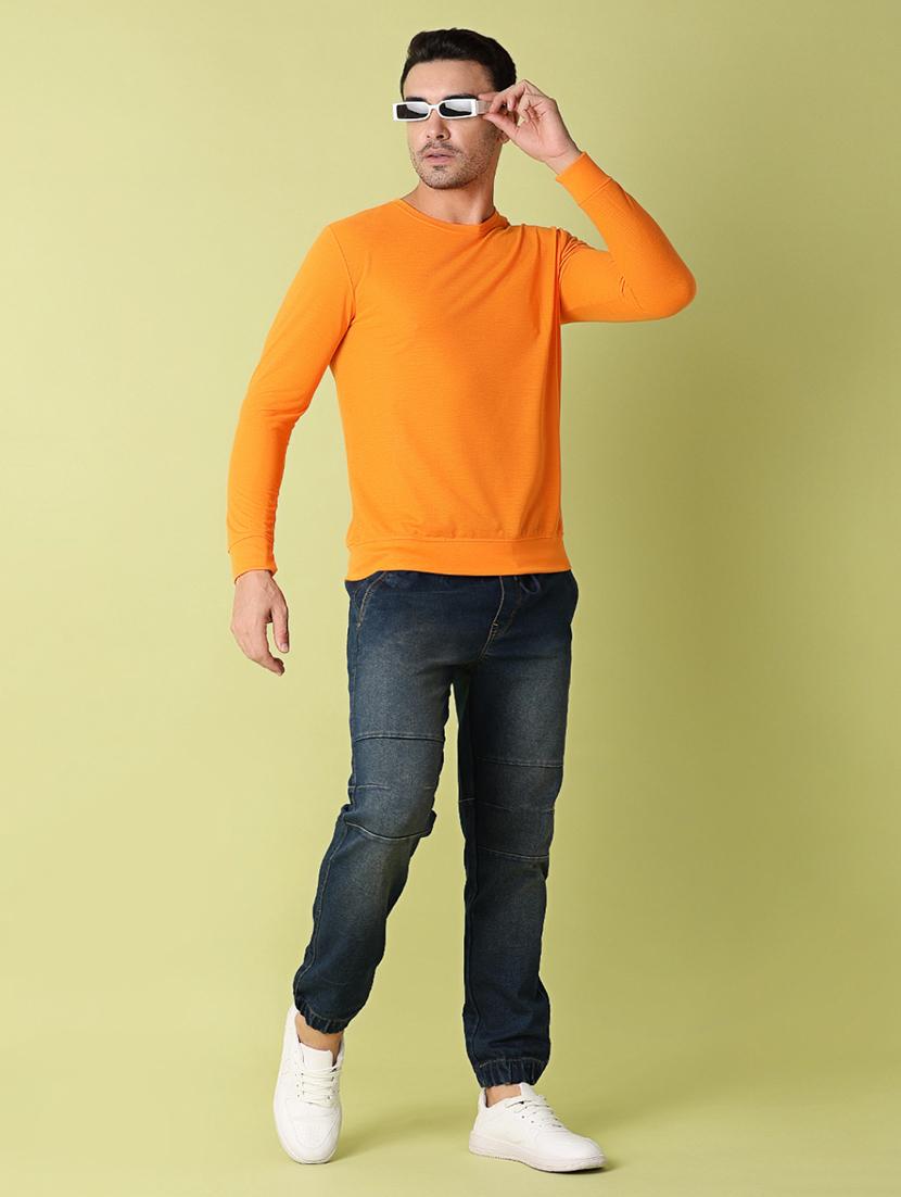 men solid mid rise jogger - 21308451 - Zoom Image - 4