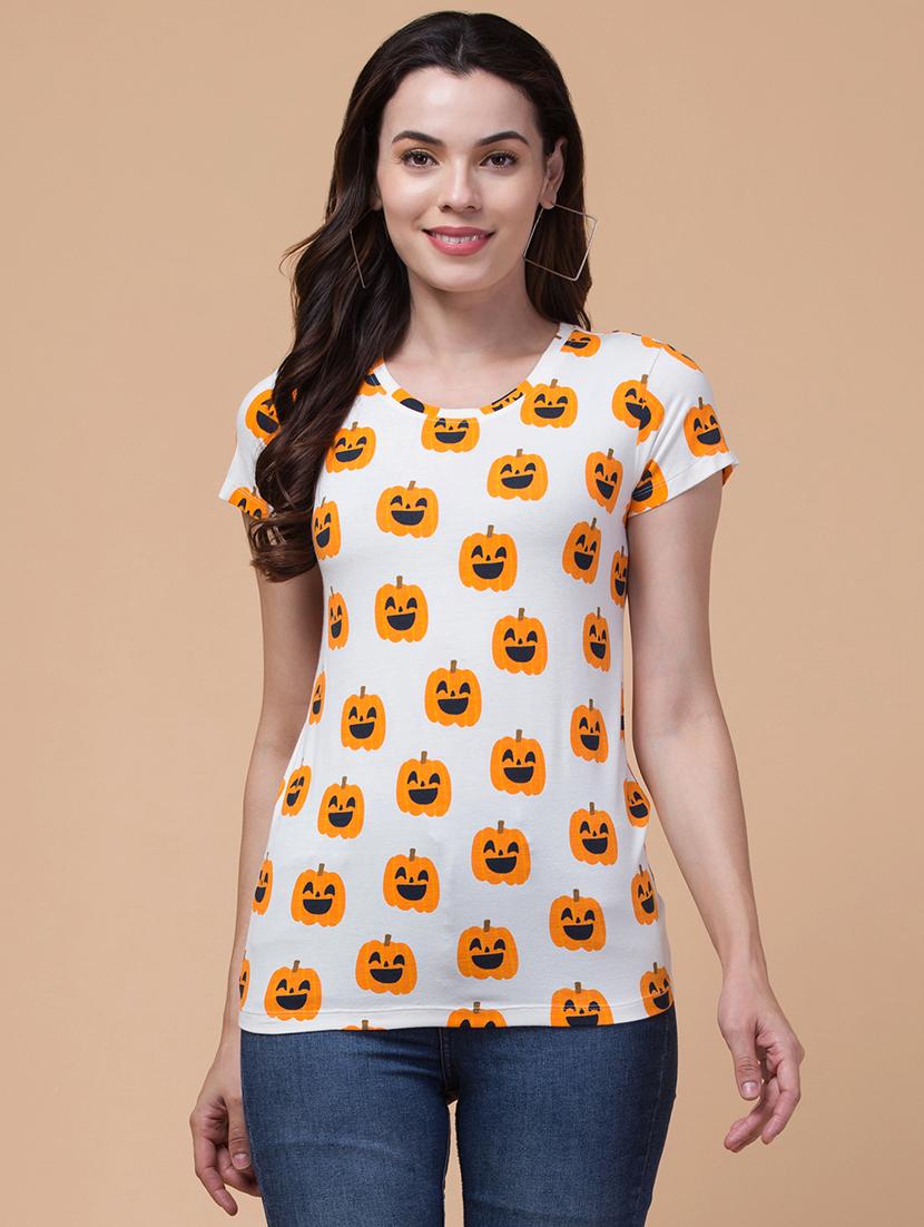 pack of 2 women multi colored printed t-shirt - 21326772 - Zoom Image - 3