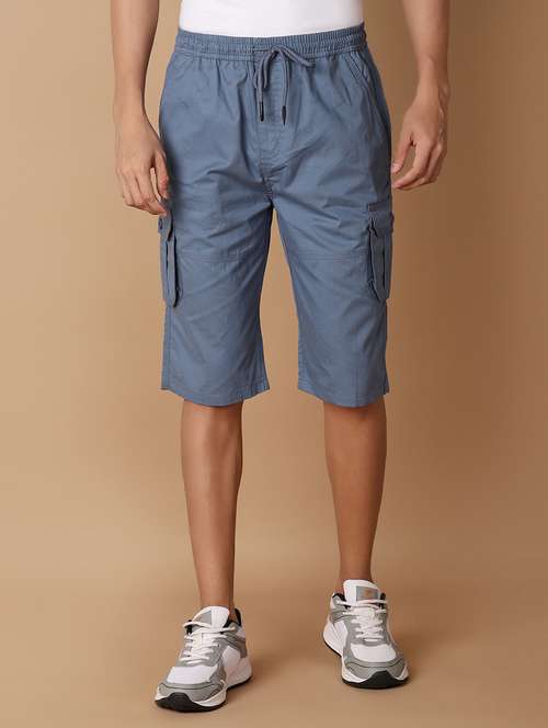 men mid-rise solid three fourth - 21332019 - Very Small Image - 1