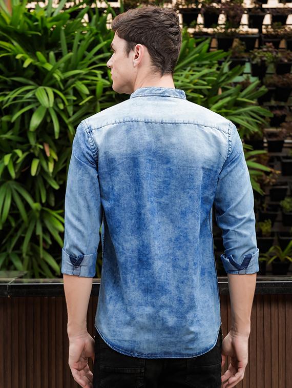 men solid casual shirt - 21334559 - Zoom Image - 3