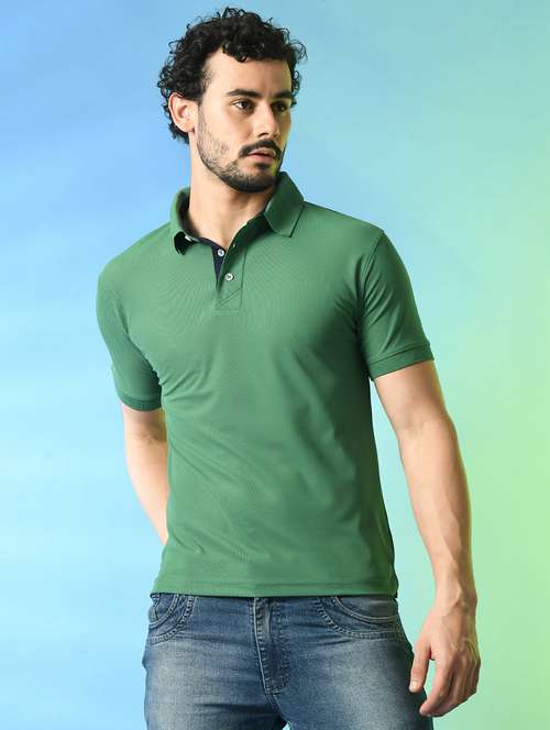 men solid polo t-shirt - 21340532 - Very Small Image - 1