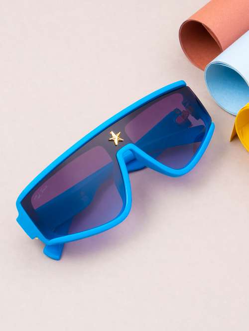 ted smith uv protection shield sunglasses for men & women  stylish trending fashion - 21341570 - Very Small Image - 1