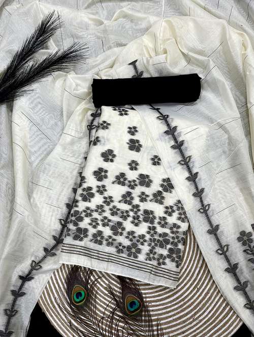 women floral unstitched suit set - 21357811 - Very Small Image - 1