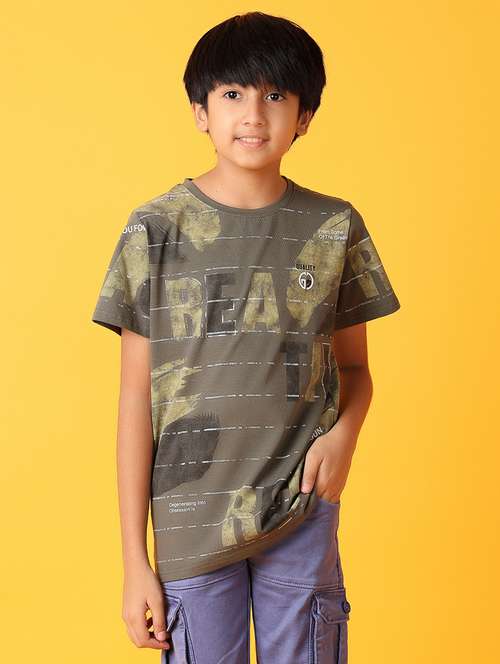 boys round neck graphic t-shirt - 21374731 - Very Small Image - 1
